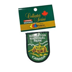 1960's Canada Collectors Series Voyageur Wateron National Park Sew On Patch